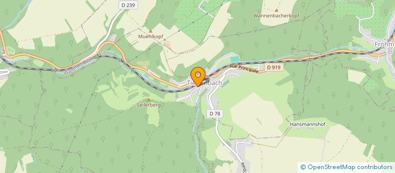 localisation de l'entreprise MADAME MARIE BRICHET  TIEFFENBACH