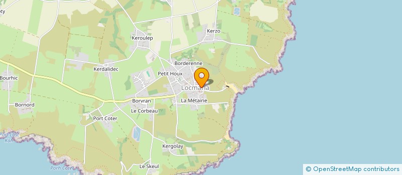 localisation de l'entreprise MADAME MARIE BRIERE  LOCMARIA