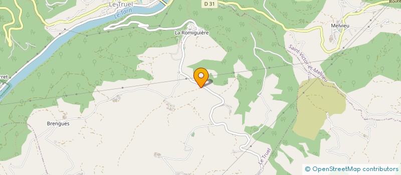 localisation de l'entreprise MADAME MARIE-BRIGITTE LANDES  LE TRUEL