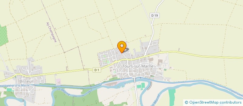 localisation de l'entreprise MADAME MARIE-BRIGITTE PADIE  AY-CHAMPAGNE