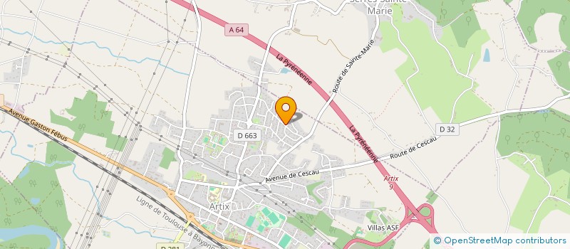 localisation de l'entreprise MADAME MARIE BRILLET  ARTIX