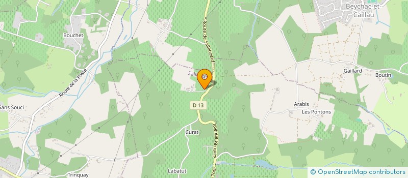 localisation de l'entreprise MADAME MARIE BRIOULET  SALLEBUF