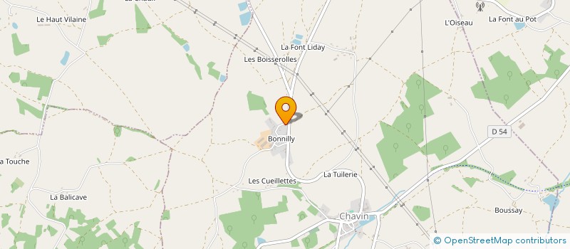 localisation de l'entreprise MADAME MARIE BRISSAUD  CHAVIN