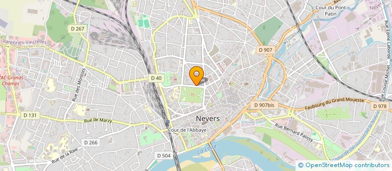 localisation de l'entreprise MADAME MARIE BRIVET à NEVERS