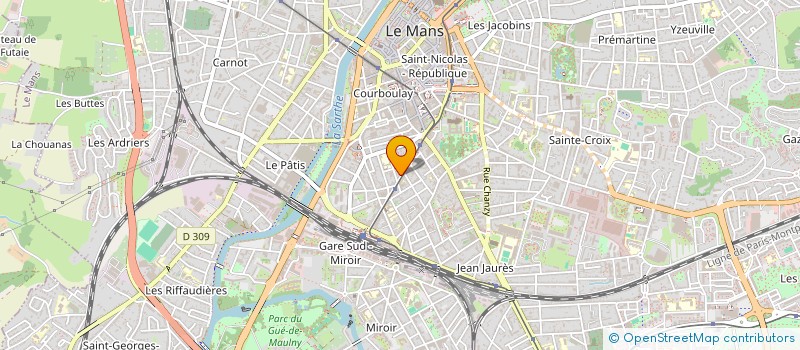 localisation de l'entreprise MADAME MARIE BRIZARD  LE MANS