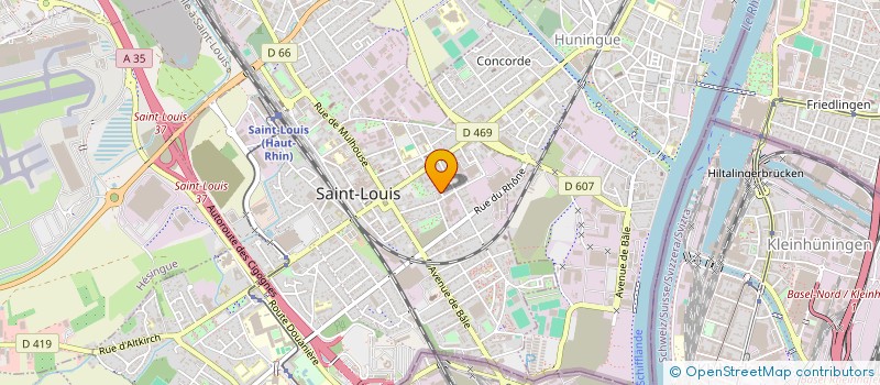 localisation de l'entreprise MADAME MARIE BROBECK à SAINT-LOUIS