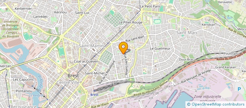 localisation de l'entreprise MADAME MARIE BROCHEN à BREST