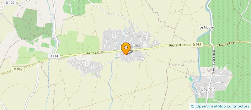 localisation de l'entreprise MADAME MARIE BROGNARD  GARRIGUES-SAINTE-EULALIE