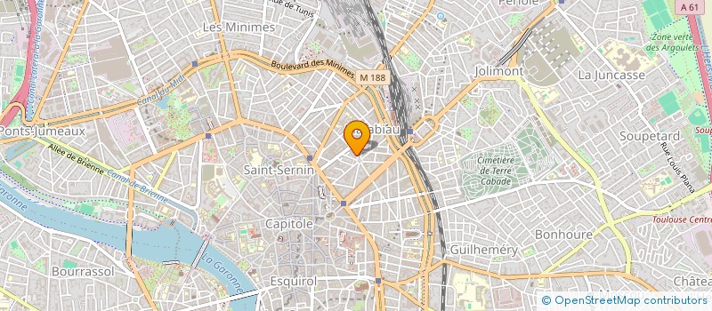 localisation de l'entreprise MADAME MARIE BROS à TOULOUSE