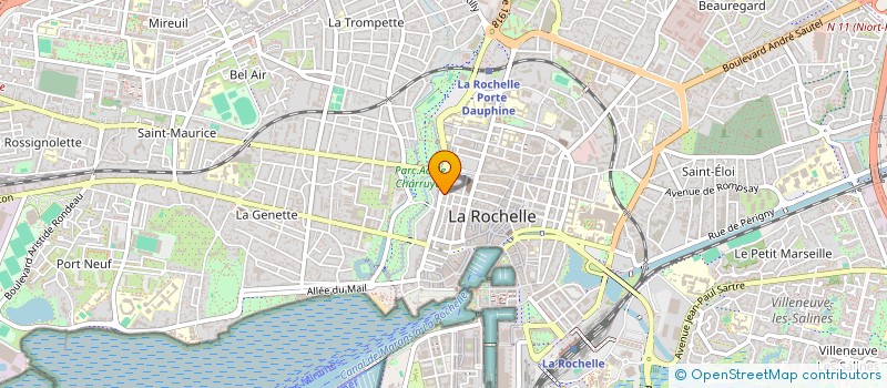 localisation de l'entreprise MADAME MARIE BROSSARD  LA ROCHELLE