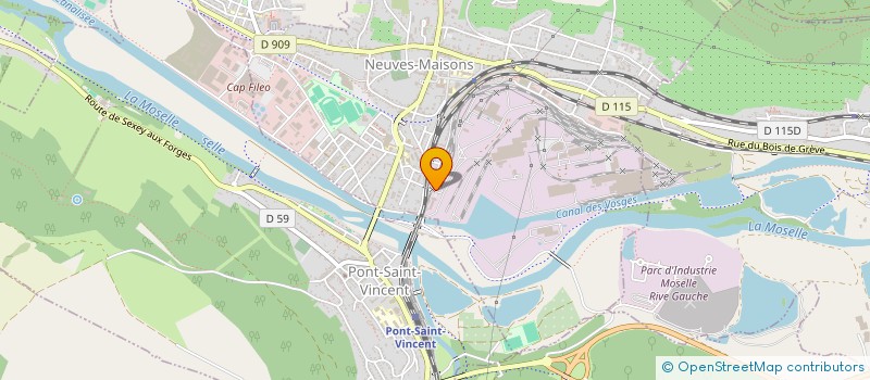 localisation de l'entreprise MADAME MARIE BROSSARD  NEUVES-MAISONS