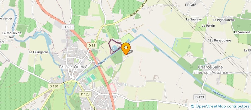 localisation de l'entreprise MADAME MARIE BROUARD  BRISSAC LOIRE AUBANCE