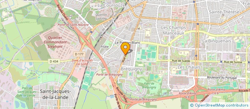 localisation de l'entreprise MADAME MARIE BROUARD  SAINT-JACQUES-DE-LA-LANDE