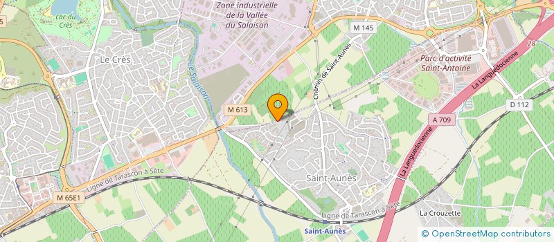 localisation de l'entreprise MADAME MARIE BRU  SAINT-AUNES