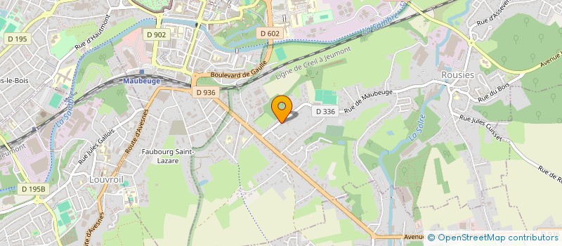 localisation de l'entreprise MADAME MARIE- BRUGNEAUX  ROUSIES