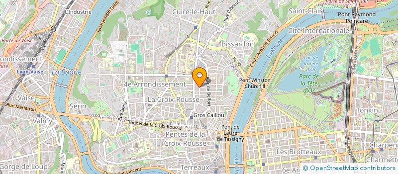 localisation de l'entreprise MADAME MARIE BRULHET  LYON