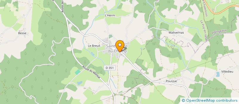 localisation de l'entreprise MADAME MARIE BRUN à ROCHE-EN-REGNIER