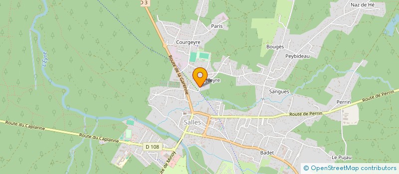 localisation de l'entreprise MADAME MARIE BRUN  SALLES