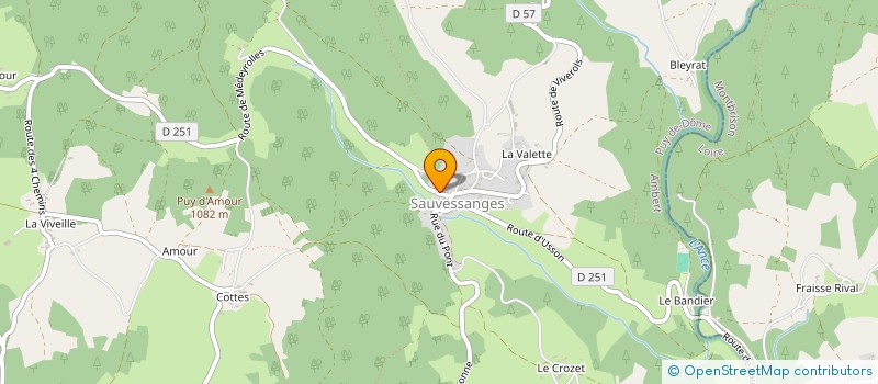 localisation de l'entreprise MADAME MARIE BRUN  SAILLANT