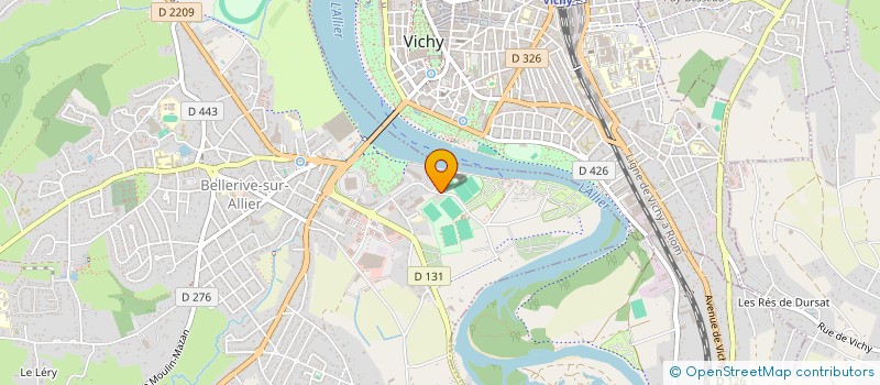 localisation de l'entreprise MADAME MARIE BRUNEL  BELLERIVE-SUR-ALLIER