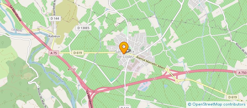 localisation de l'entreprise MADAME MARIE BRUNEL à SAINT-FELIX-DE-LODEZ