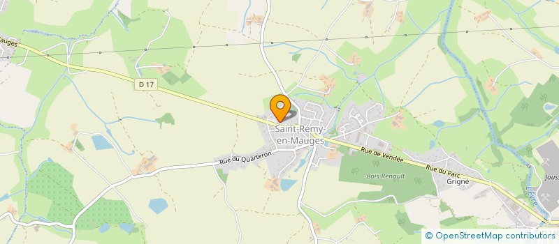 localisation de l'entreprise MADAME MARIE BRUNELLIERE  BEAUPREAU-EN-MAUGES