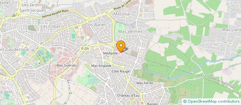 localisation de l'entreprise MADAME MARIE BRUNET  CABESTANY