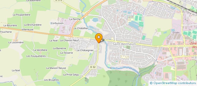 localisation de l'entreprise MADAME MARIE BRUNET  SAINT-BERTHEVIN