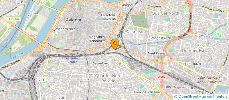 localisation de l'entreprise MADAME MARIE BRUNET  AVIGNON