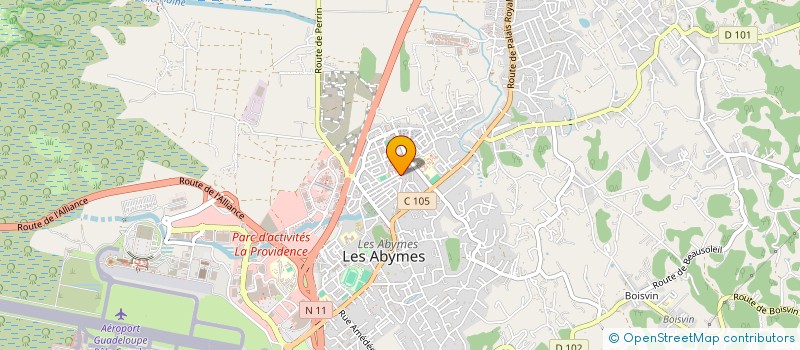 localisation de l'entreprise MADAME MARIE BRUTUS à LES ABYMES