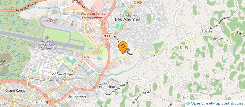 localisation de l'entreprise MADAME MARIE BUISSON à LES ABYMES