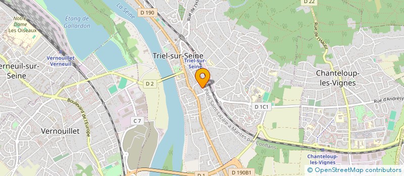 localisation de l'entreprise MADAME MARIE BULTE à TRIEL-SUR-SEINE