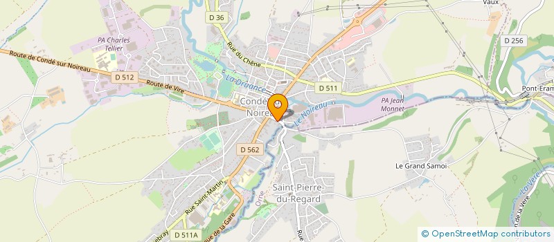 localisation de l'entreprise MADAME MARIE BUNEL  MEZIDON VALLEE D'AUGE