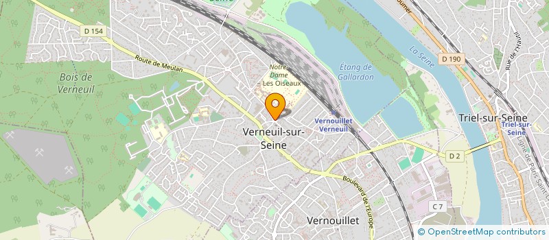 localisation de l'entreprise MADAME MARIE BURGOT à VERNEUIL-SUR-SEINE