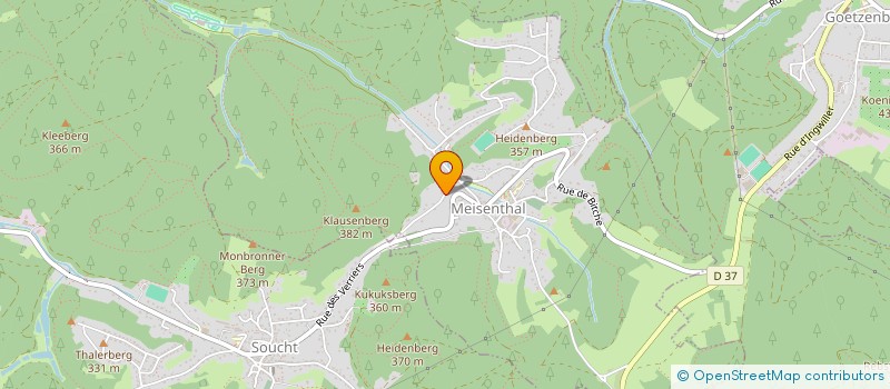 localisation de l'entreprise MADAME MARIE BURLETTE  MEISENTHAL