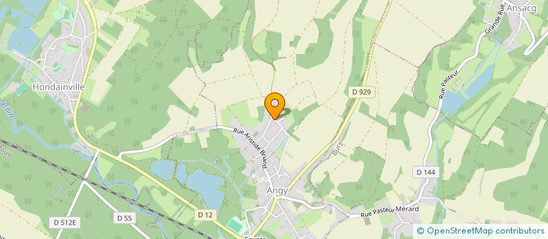 localisation de l'entreprise MADAME MARIE BURNAND  ANGY