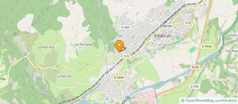 localisation de l'entreprise MADAME MARIE BURNEL  EMBRUN