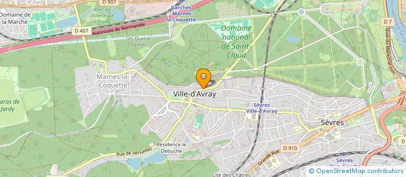 localisation de l'entreprise MADAME MARIE BURTHIAULT à VILLE-D'AVRAY