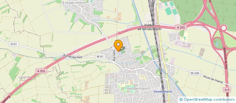 localisation de l'entreprise MADAME MARIE BURY  VENDENHEIM