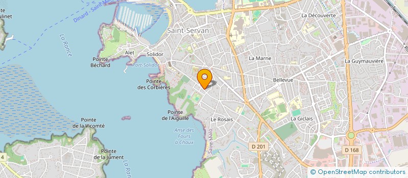 localisation de l'entreprise MADAME MARIE BUSNEL  SAINT-MALO