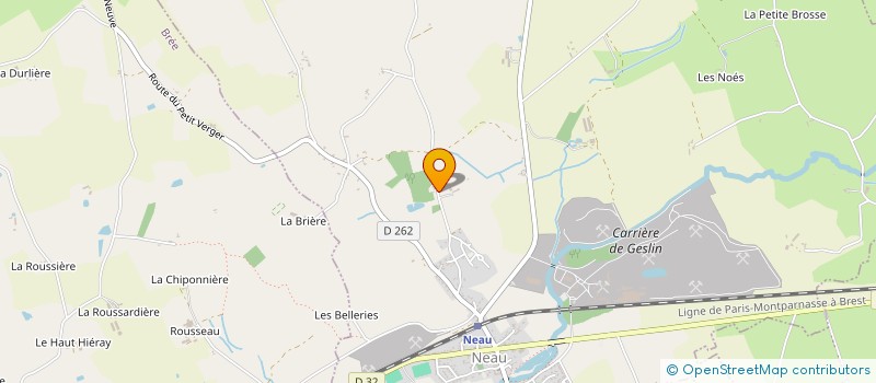 localisation de l'entreprise MADAME MARIE BUSSON  GESNES