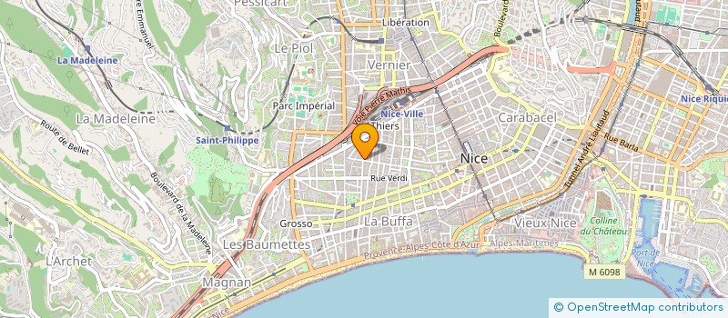 localisation de l'entreprise MADAME MARIE-C BORSONI à NICE