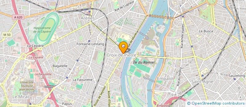 localisation de l'entreprise MADAME MARIE CABARES  TOULOUSE