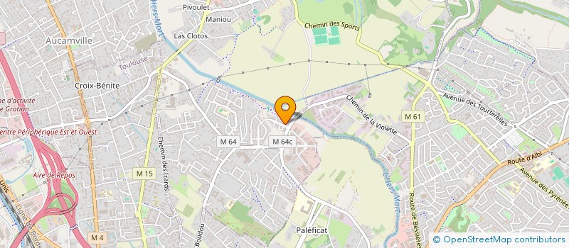 localisation de l'entreprise MADAME MARIE CABESSUT  LAUNAGUET