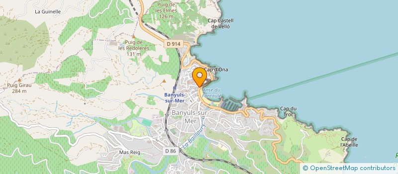 localisation de l'entreprise MADAME MARIE CABOT à BANYULS-SUR-MER