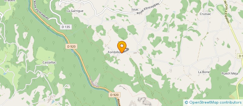 localisation de l'entreprise MADAME MARIE CABRESPINE  LE NAYRAC