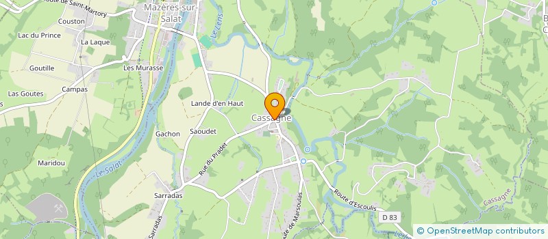 localisation de l'entreprise MADAME MARIE CADARS  BIARRITZ