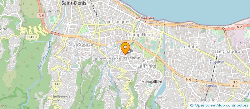 localisation de l'entreprise MADAME MARIE CADARSI à SAINT-DENIS