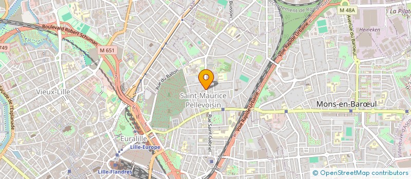 localisation de l'entreprise MADAME MARIE CADIEUX  ROUBAIX