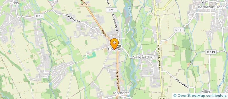 localisation de l'entreprise MADAME MARIE CADOZ  LALOUBERE